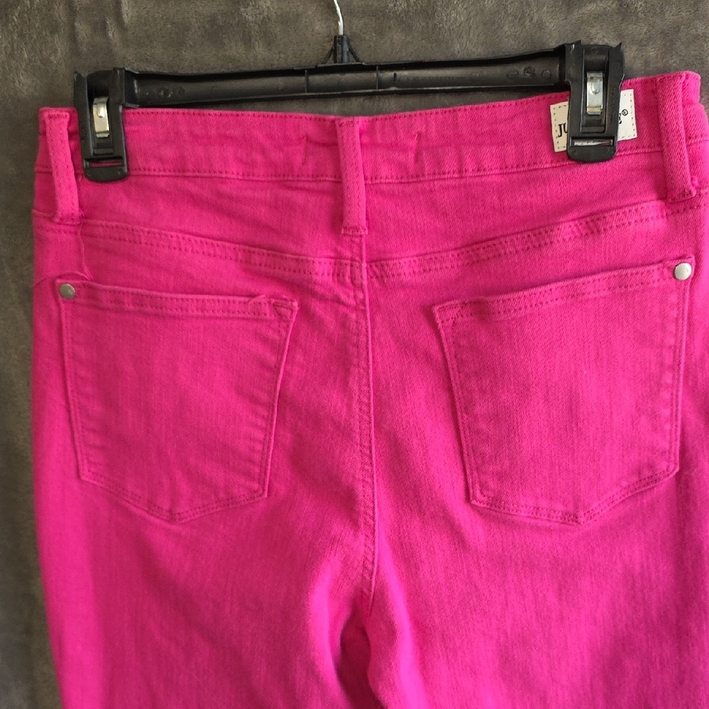 Judy Blue Hot Pink Skinny Jeans - Picture 7 of 10